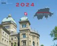 Bildkalender Die Heimat/Switzerland 25.5x20.5cm 1W/1S 2024