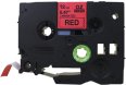 Ruban OZe 12mm rouge-noir (TZE-431)