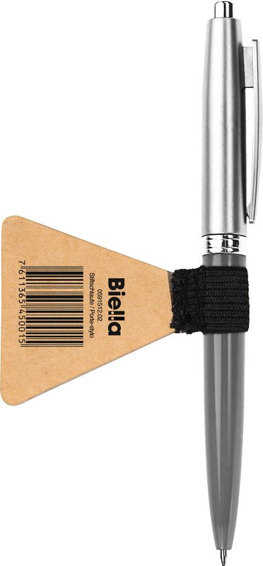 Biella Stiftschlaufe 15x12mm selbstklebend schwarz Pic2