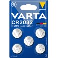 VARTA Lithium Knopfzelle "Electronics", CR2032, 5er Pack