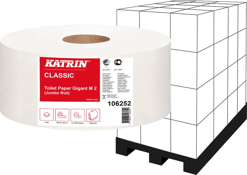 Katrin Toilettenpapier Classic Gigant Rolle zu 2720 Coupons Pic1