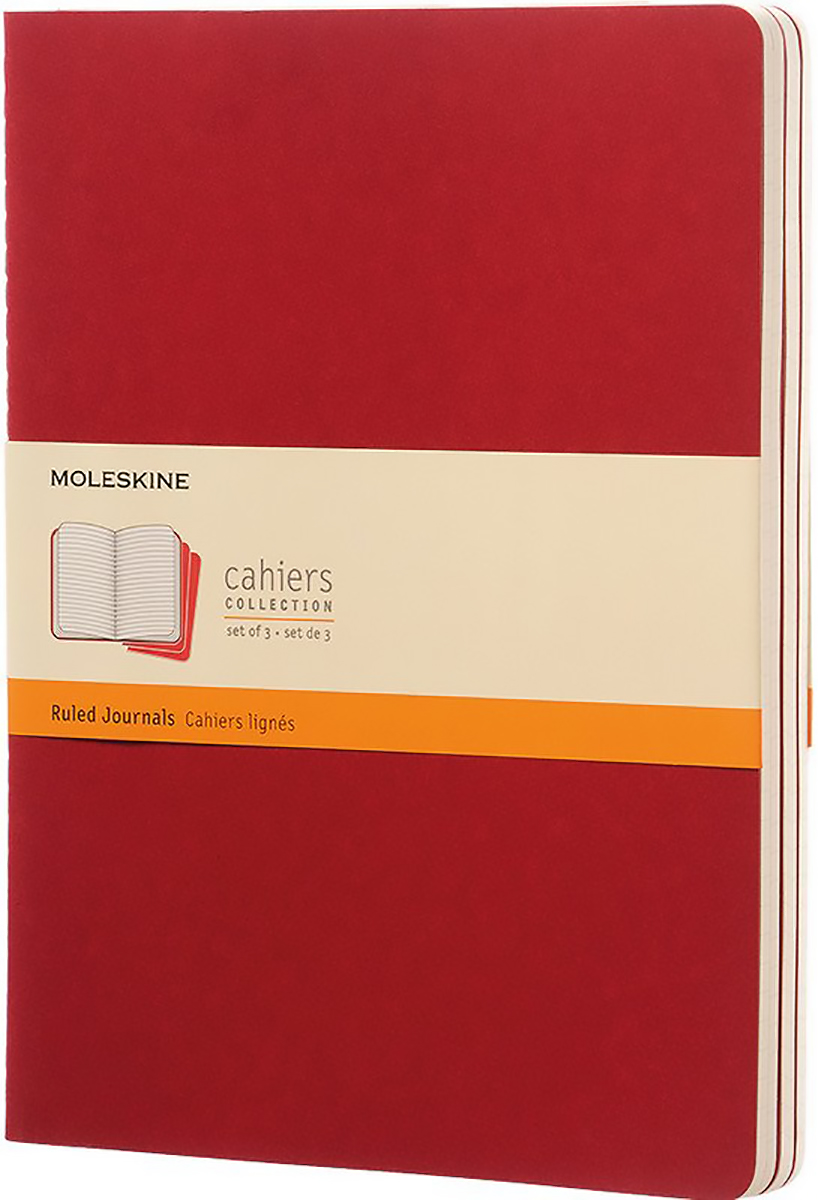 Moleskine Notizhefte Cahier Xtra Large liniert à 120 Seiten Pic1