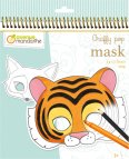 Avenue Mandarine Livre de coloriage masques Animaux