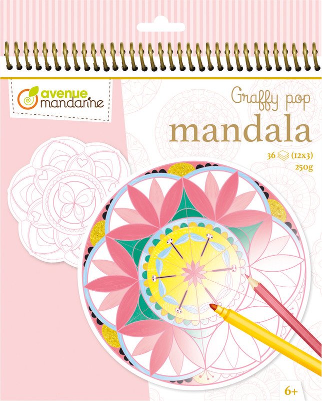 Avenue Mandarine Mandala Graffy Pop Mädchen Pic1