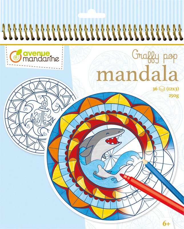 Avenue Mandarine Mandala Graffy Pop Jungs Pic1