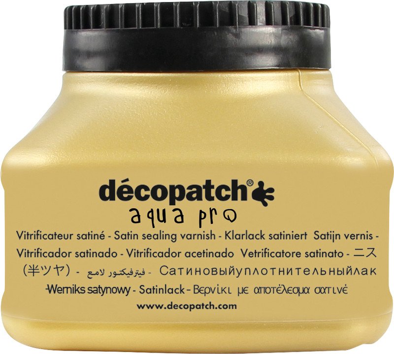 Decopatch Vernis anti UV transparent Aquapro satiné 90ml Pic1