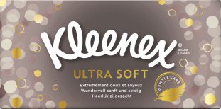 Kleenex serviettes cosmétiques Ultrasoft blanc 3-couches Pic2