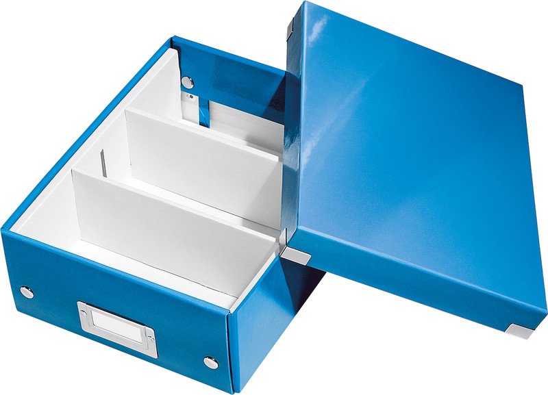 Leitz Box organisation S bleu métallique Pic2