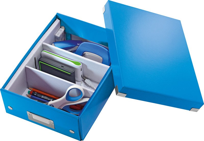 Leitz Box organisation S bleu métallique Pic4