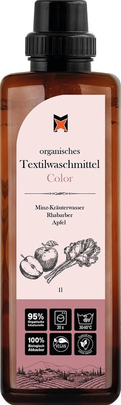 Multiclean Textilwaschmittel Color organisch 1 Liter Pic1