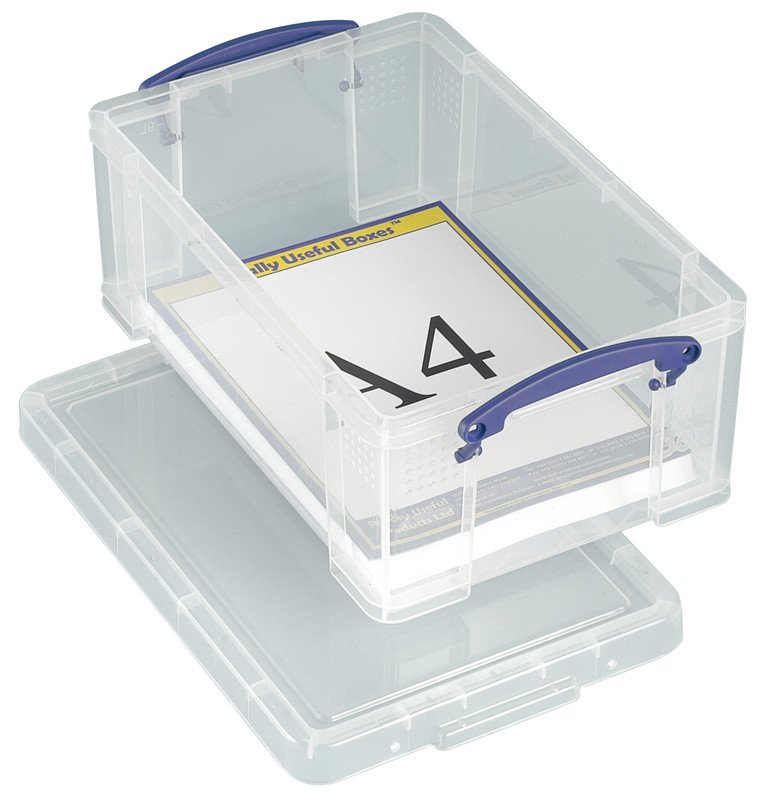 Really Useful Box Ordnungsbox 9l transparent Pic1