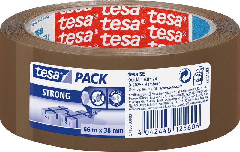 Tesa Verpackungsband PP strong 38mmx66m Pic1