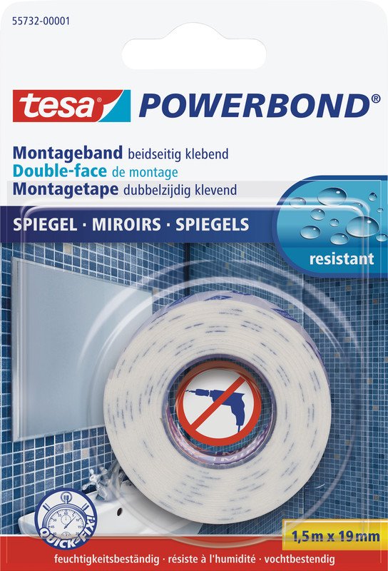 Tesa Montageband Spiegel 19mmx1.5m Pic1