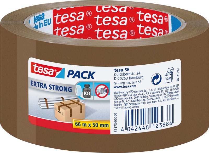 Tesa Verpackungsband PVC extra strong 50mmx66m Pic1