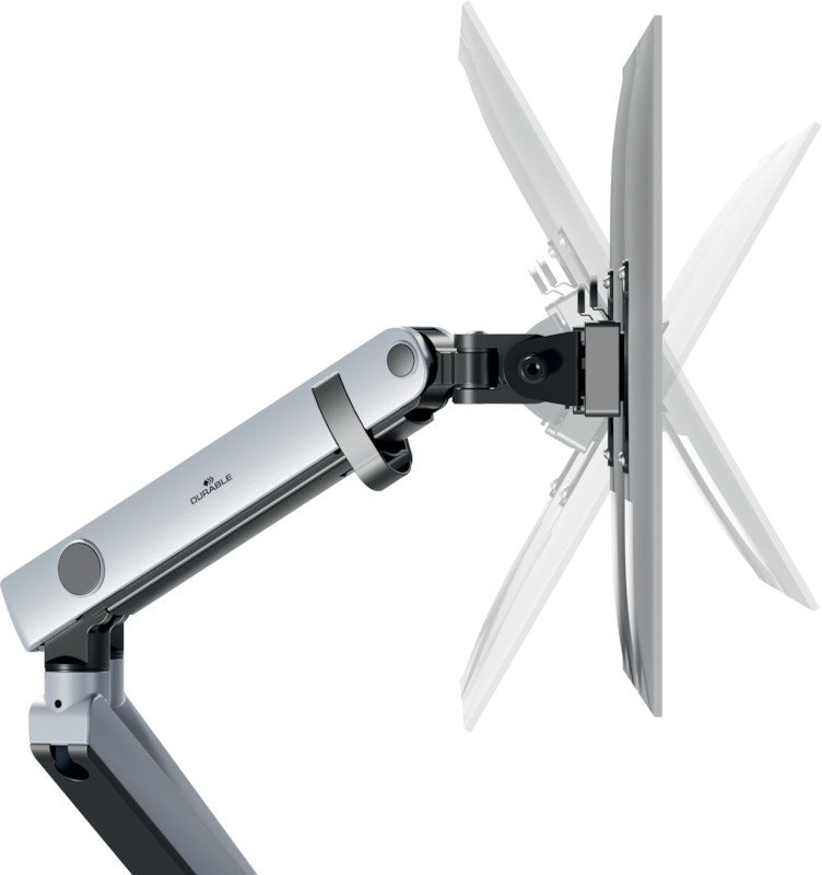 Durable Monitorhalterung für 2 Monitore mit Arm Select Plus Pic3