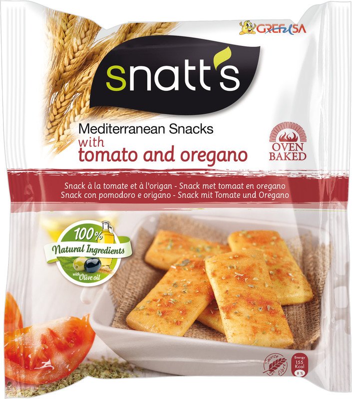 Snatt's Brot-Chips Tomaten und Oregano 35gr Pic1