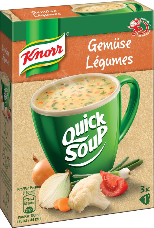 Knorr Quick Soup Gemüse 56g 3x1 Portion Pic1