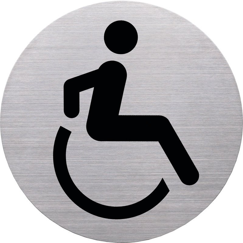 Helit Wand-/Tür Piktogramm Rollstuhl 