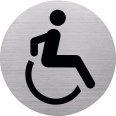 Helit Wand-/Tür Piktogramm Rollstuhl "Behinderten WC"