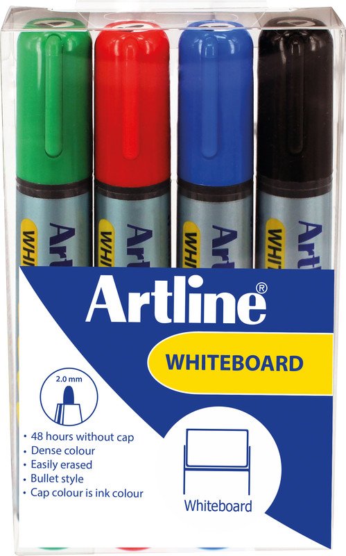 Artline tableau blanc marqueur EK-517-4W set de 4 Pic1