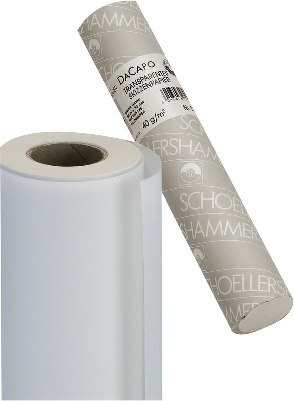 SH Papier calque en rouleau Glama Basic 33cmx20m 50gr Pic1