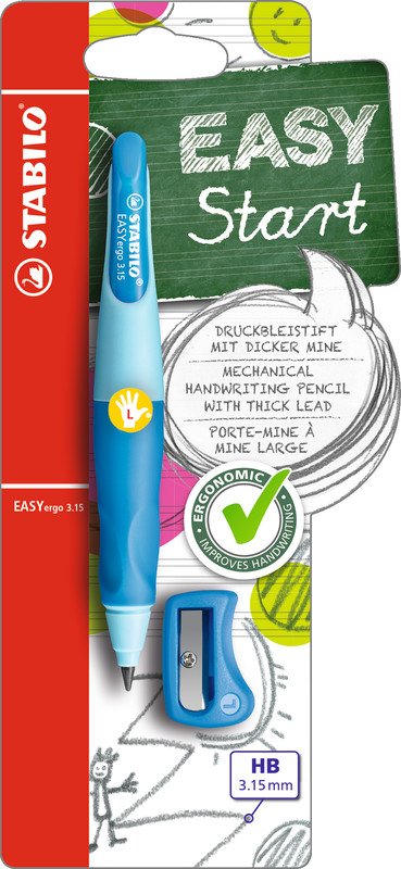 Stabilo Druckbleistift Easy ergo 3.15mm hell/dunkelblau Pic1