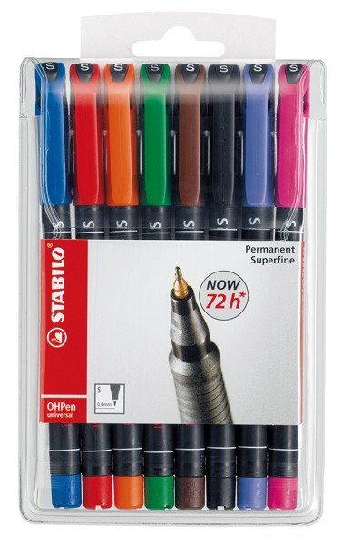 Stabilo OHPen Marker 841 S 8er Etui Pic1