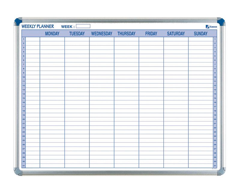 Nobo Planning hebdomadaire Performance 90x60 Pic1