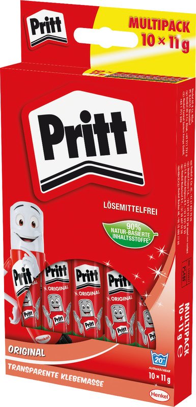 Pritt Klebestift Stick 11g Multipack à 10 Stück Pic1