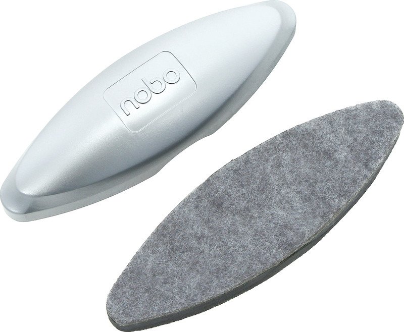 Nobo Tafelwischer Diamond B 200 x H 59 x T 40 mm silber Pic3