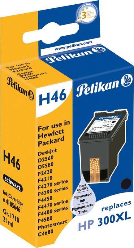 Pelikan InkJet 300XL H46 schwarz Pic1