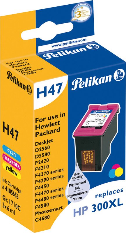 Pelikan InkJet 300XL H47 color Pic1