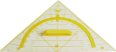 Sieco Wandtafel Geometrie Dreieck mit Griff 60cm