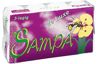 Sampa papier toilette De Luxe 3 couches cellulose blanc Pic1