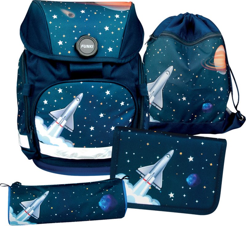 Funki Schulrucksack Joy-Bag Space Pic1