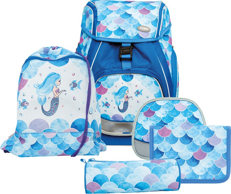 Funki Schulrucksack Flex-Bag Mermaid Pic1