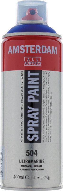 Amsterdam Peinture aérosol 400ml ultramarine Pic1