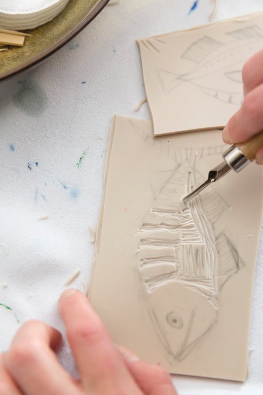Abig Outil pour la linogravure Pic6