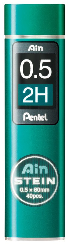 Pentel Bleistiftminen AinStein 0.5mm 2H à 40 Pic1