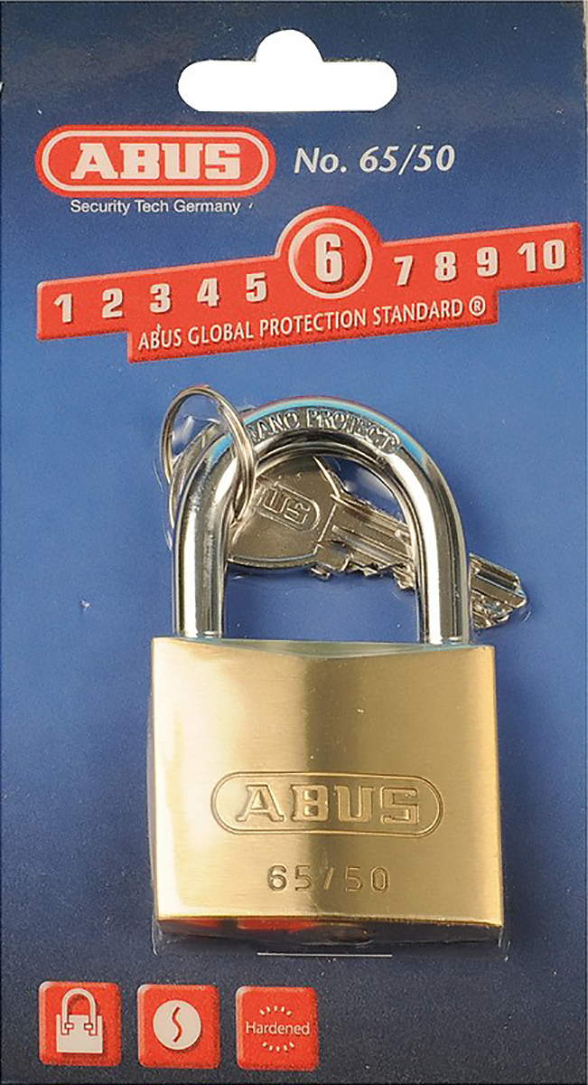 Abus Schloss Messing 50mm Pic1