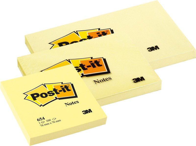 Post-it bloc 655 100 feuille 76x127 Pic2