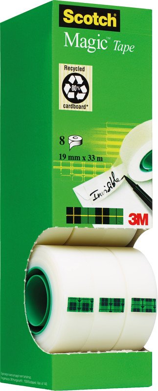 Scotch Magic Tape 810 19mmx33m à 7 + 1 Gratis Pic2