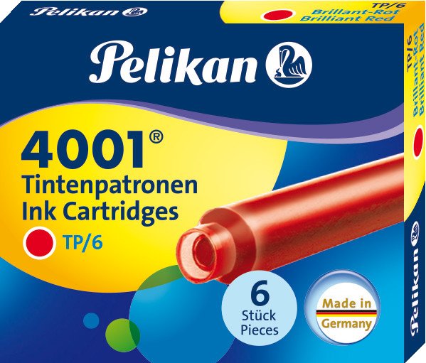 Pelikan Tintenpatronen Standard TP6 à 6 Pic1