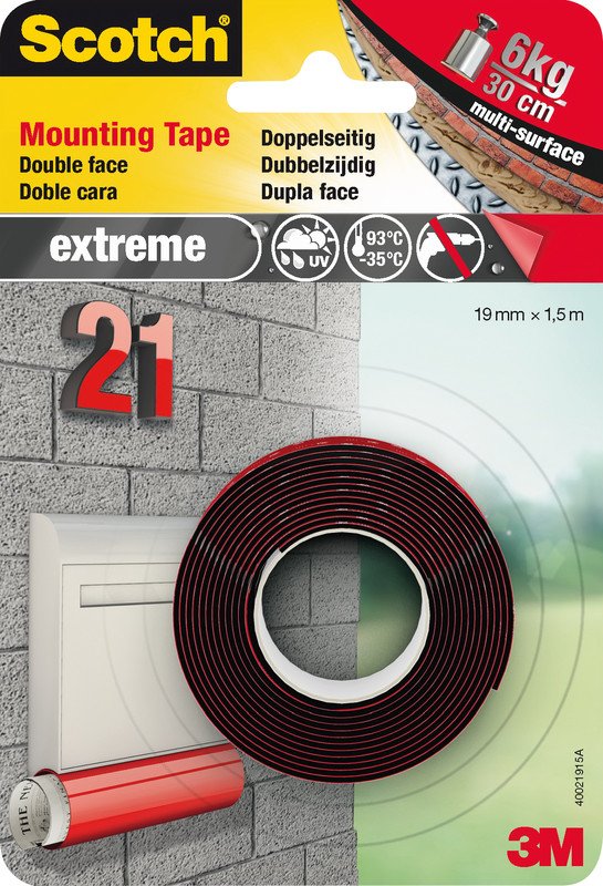 Scotch Montageband ExtraStrong 19mmx1.5m Pic1