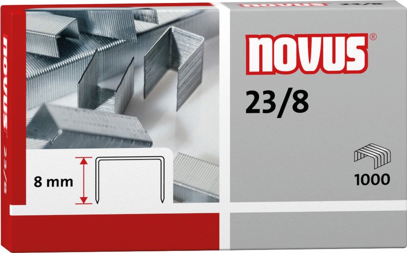 Novus Heftklammern 23/8 à 1000 Pic1