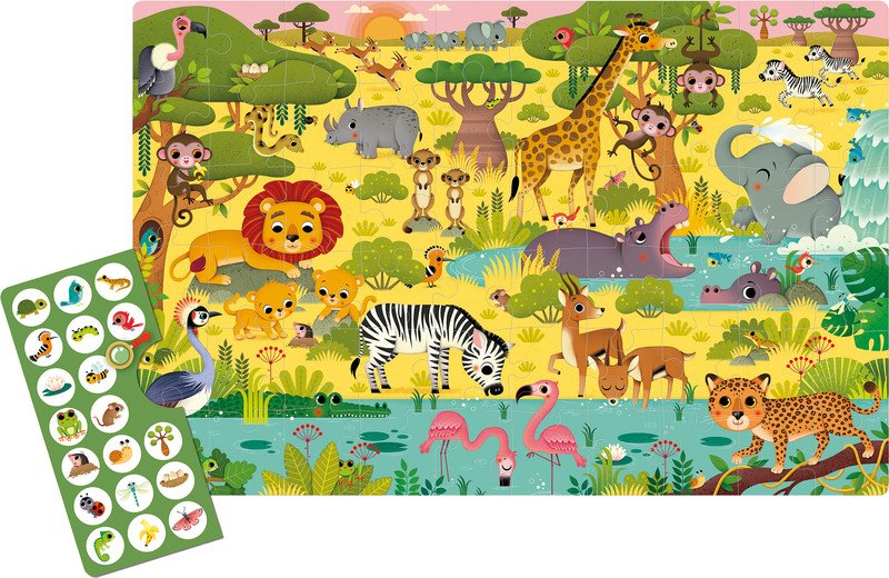 Apli Puzzle caché Savane Pic3