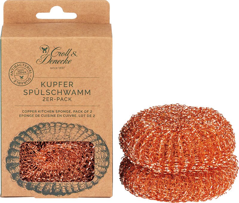 Croll&Denecke Eponge à vaisselle cuivre Pic1