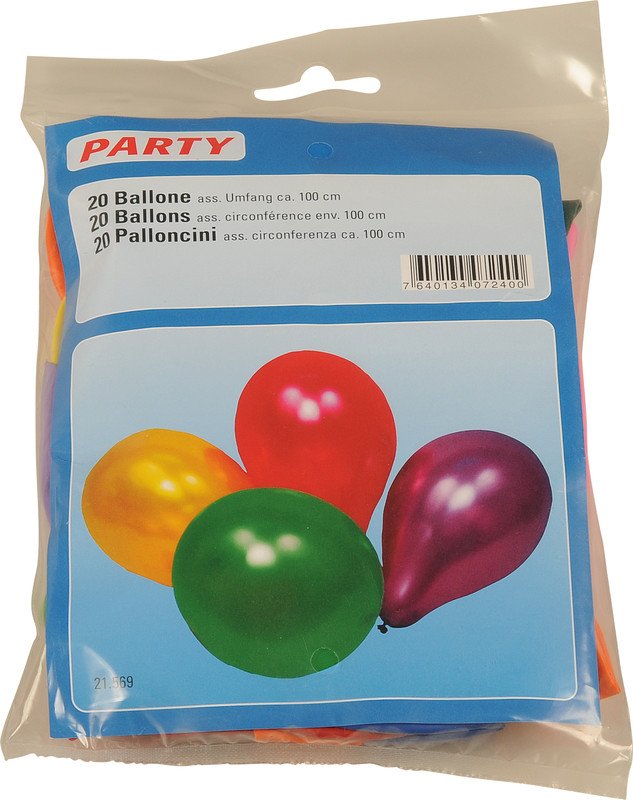 Party Ballone rund 100cm 20Stk Pic1