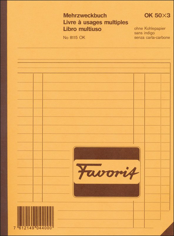 Favorit Mehrzweckbücher A5 OK 50x3 Pic1