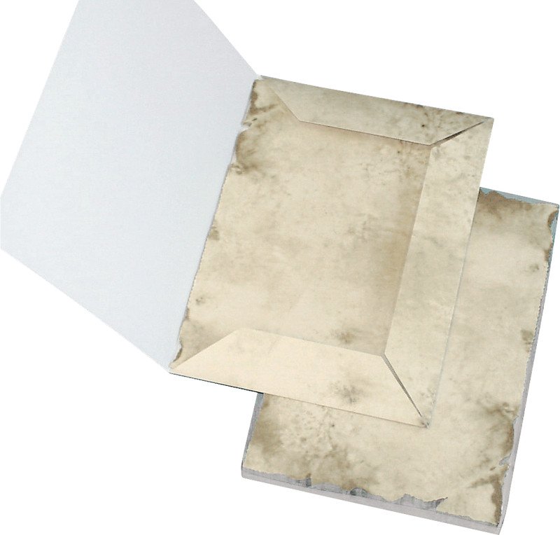 Papier antique pour certificats A3 240gr à 10 feuilles Pic1